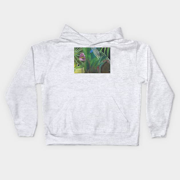 Wetland Kids Hoodie by Margo Humphries Art